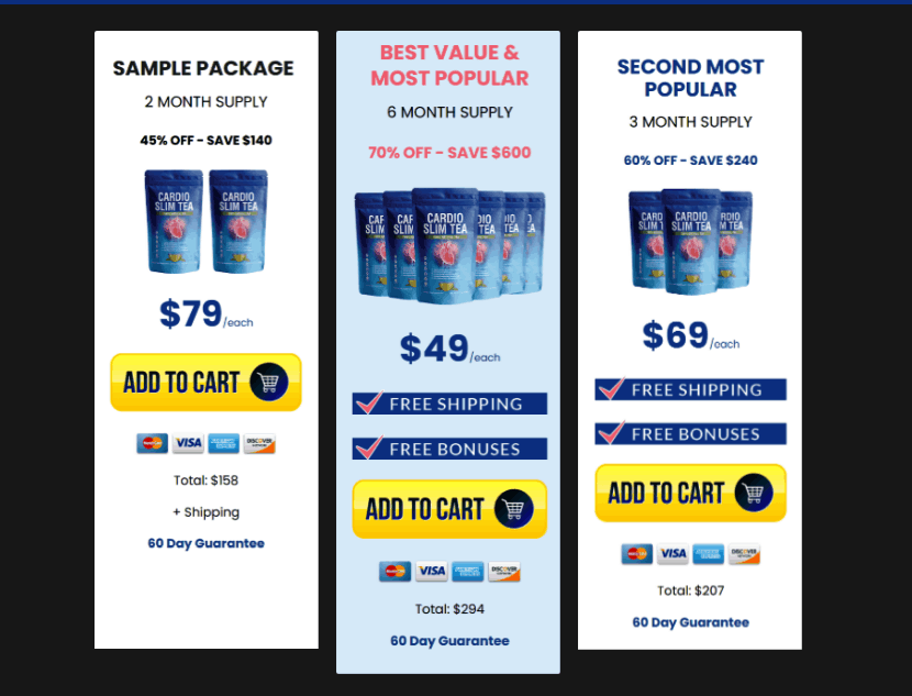 Cardio Slim Tea - Order